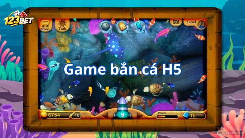 Giao diện đại dương và các mục tiêu trong Bắn Cá F5